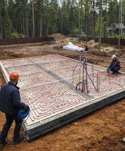 Фундамент шведская плита