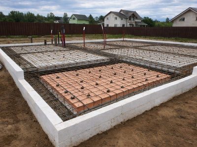 Фундамент УШП для коттеджа